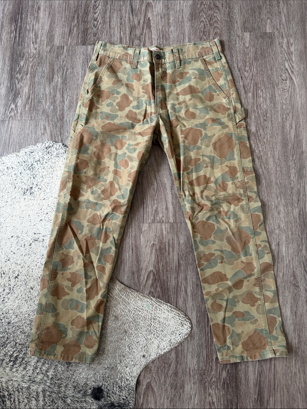 Levi's Men's Camo Straight Leg Utility Jeans